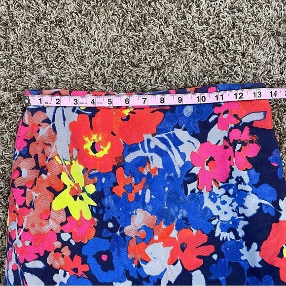 Ann Taylor LOFT Floral Multicolor Tweed Pencil Skirt Size 0 Beautiful Multicolor - Picture 8 of 10